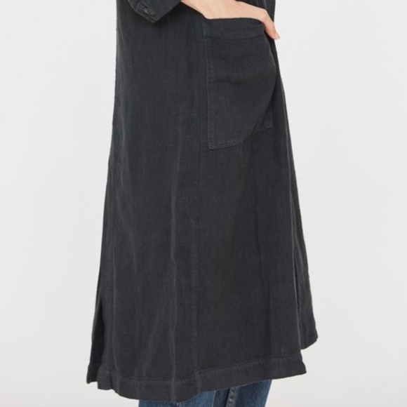 ESBY Baronne Linen Duster XS in Navy - Picture 8 of 8